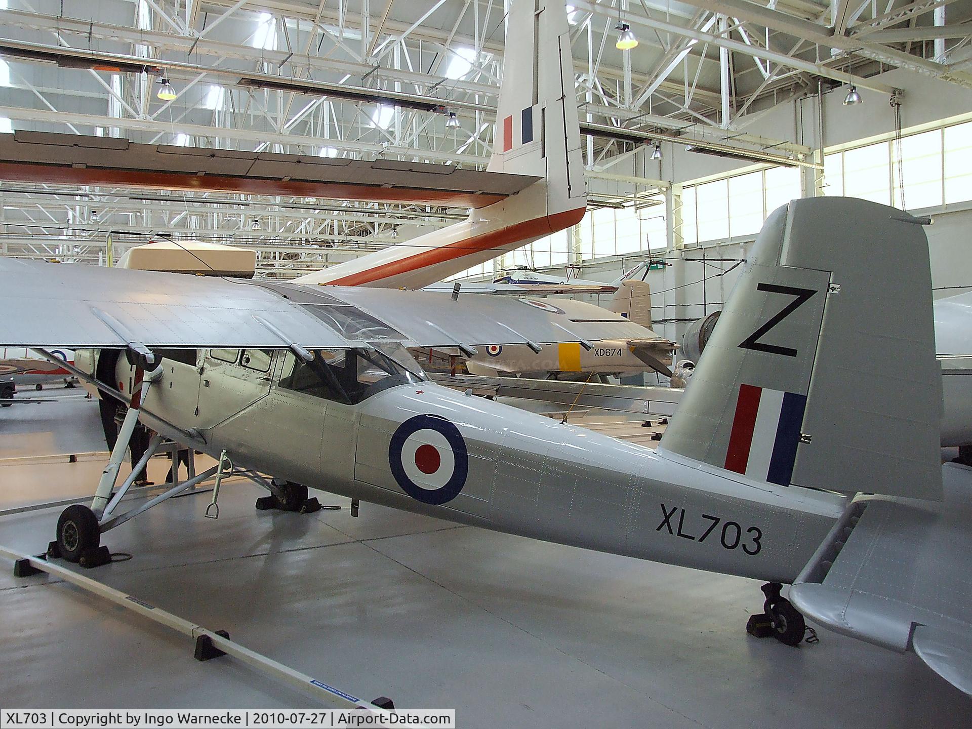 XL703, Scottish Aviation Pioneer CC.1 C/N 143, Scottish Aviation Pioneer CC1 at the RAF Museum, Cosford