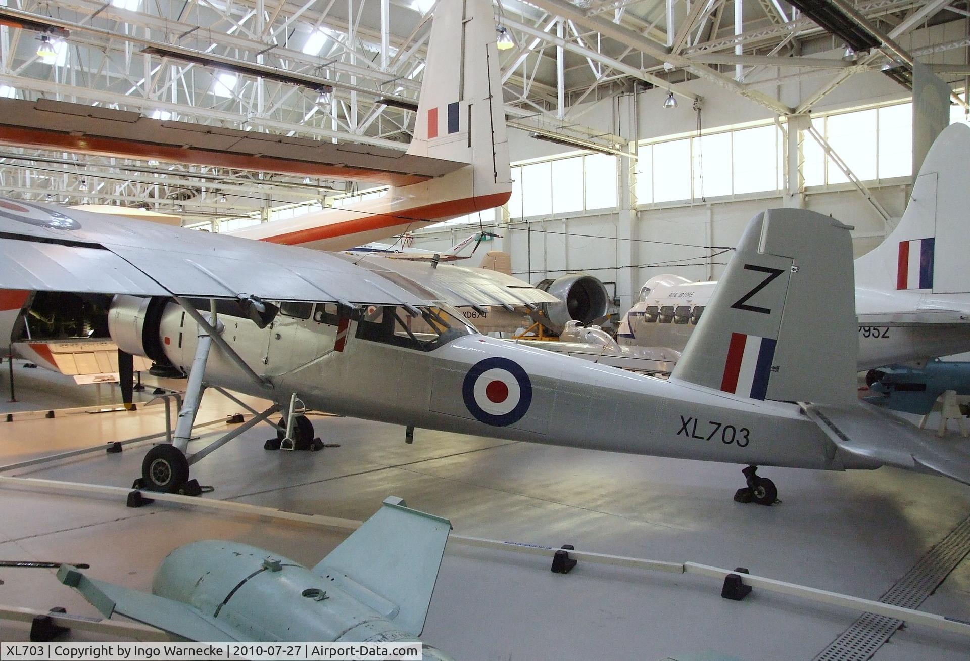 XL703, Scottish Aviation Pioneer CC.1 C/N 143, Scottish Aviation Pioneer CC1 at the RAF Museum, Cosford