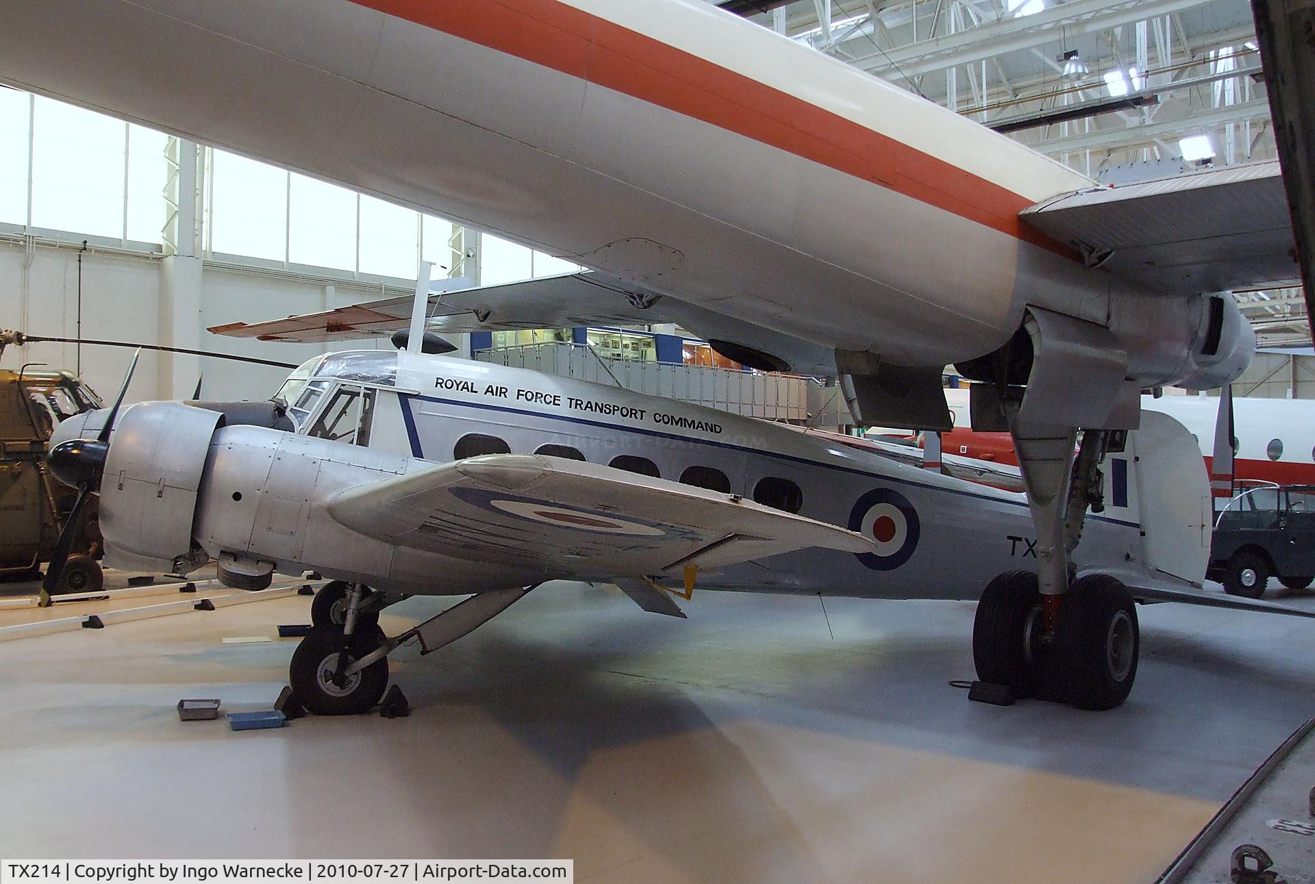 TX214, Avro 652A Anson C.19 C/N 33786, Avro Anson C19 at the RAF Museum, Cosford