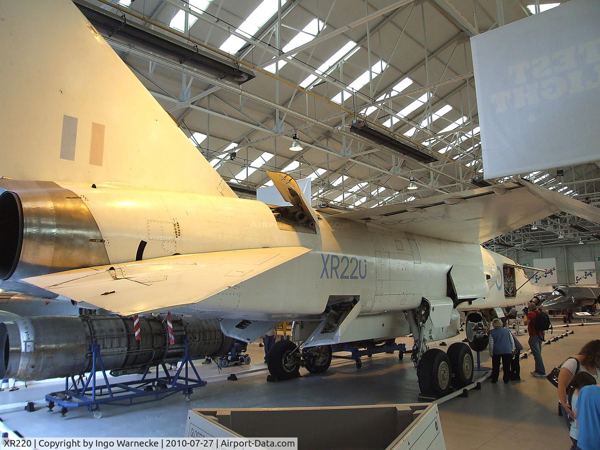 XR220, BAC TSR-2 C/N XO-2, BAC TSR 2 at the RAF Museum, Cosford