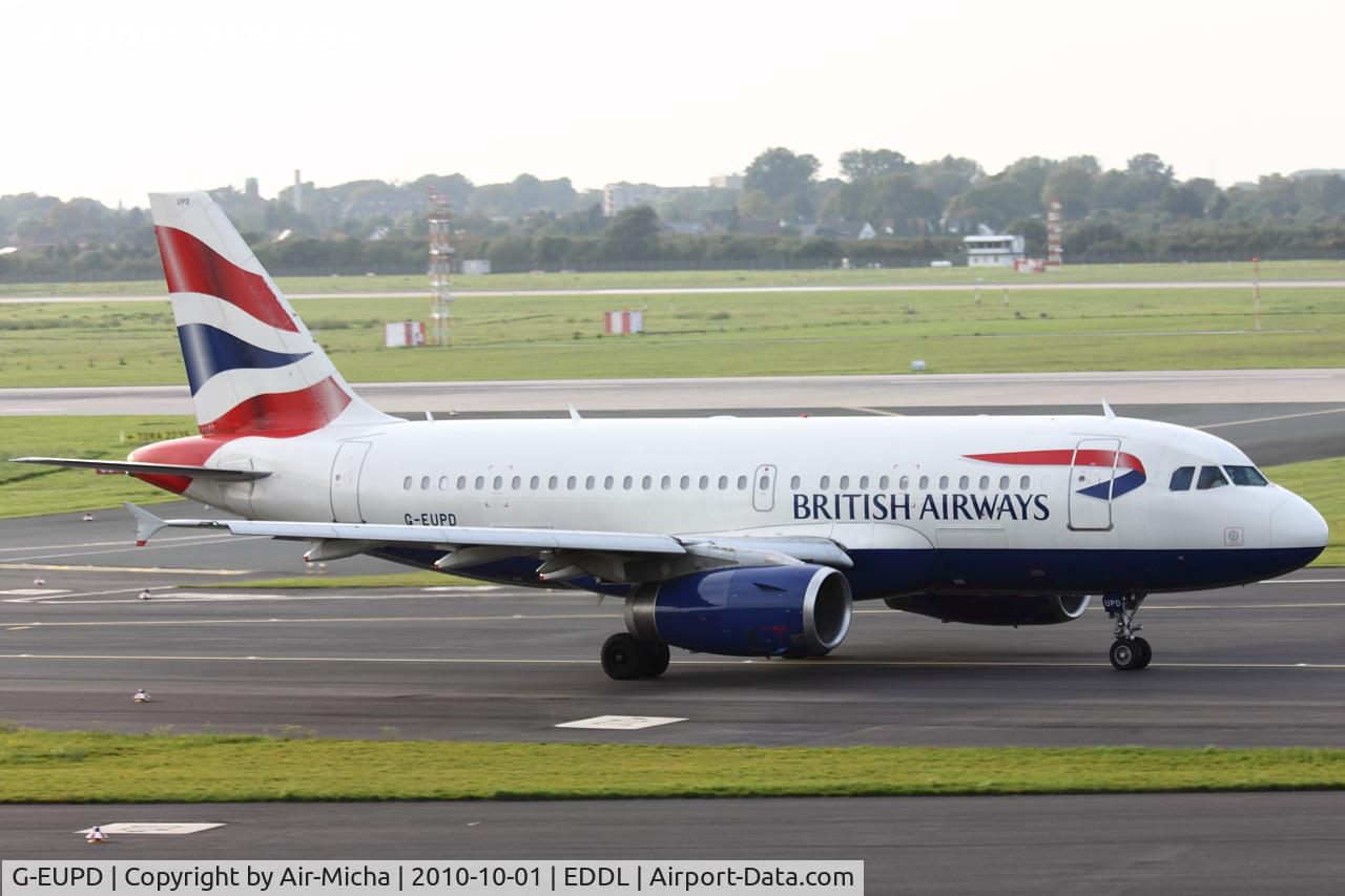 G-EUPD, 1999 Airbus A319-131 C/N 1142, British Airways, Airbus A319-131, CN: 1142