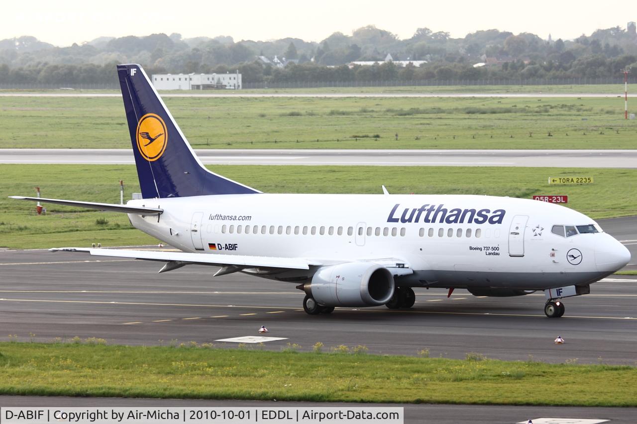 D-ABIF, 1991 Boeing 737-530 C/N 24820, Lufthansa, Boeing 737-530, CN: 24820/1985, Name: Landau