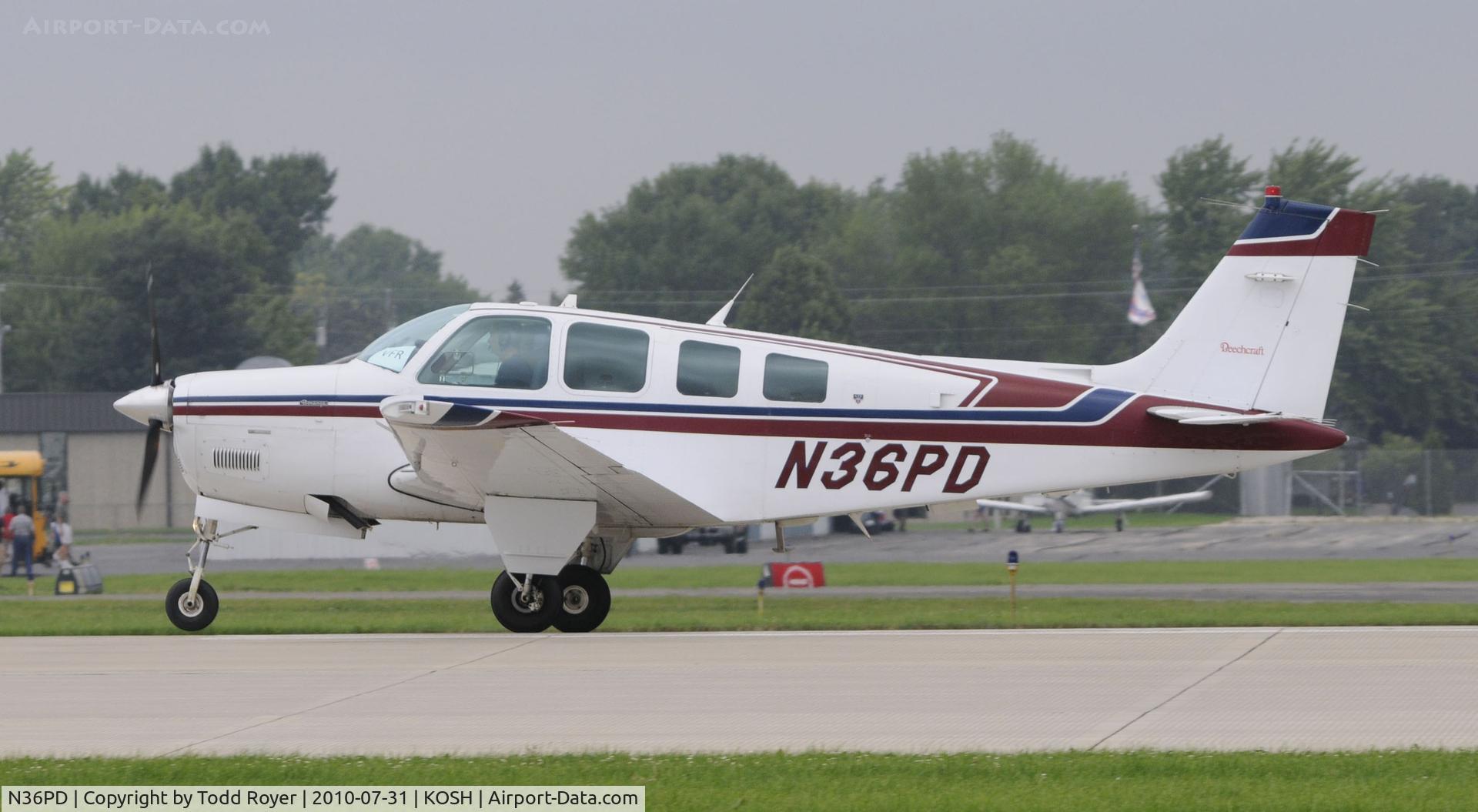N36PD, 1995 Beech A36 Bonanza 36 C/N E-2921, EAA AIRVENTURE 2010