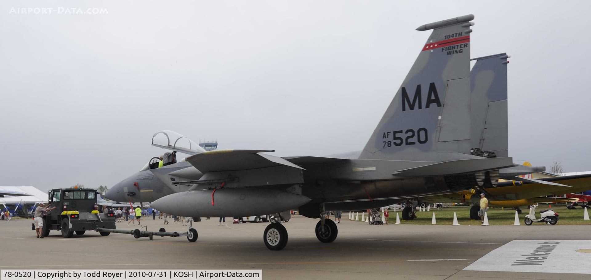 78-0520, 1978 McDonnell Douglas F-15C Eagle C/N 0507/C053, EAA AIRVENTURE 2010