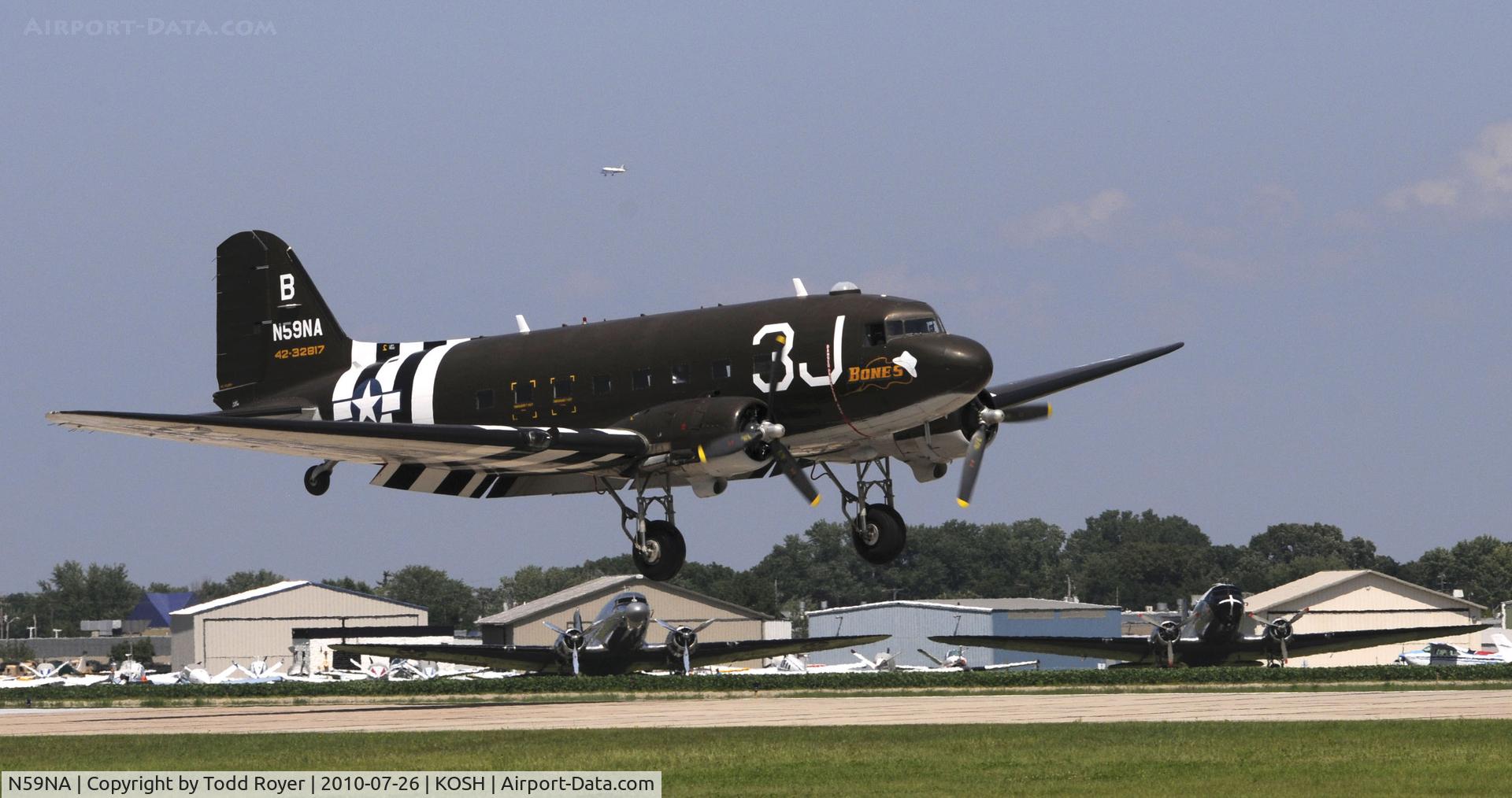 N59NA, 1942 Douglas C-47 Dakota 4 C/N 9043, EAA AIRVENTURE 2010