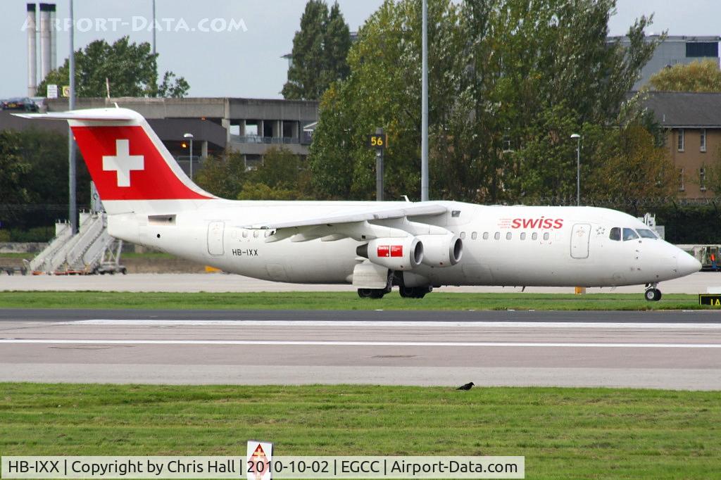 HB-IXX, 1995 British Aerospace Avro 146-RJ100 C/N E3262, Swiss European Airlines