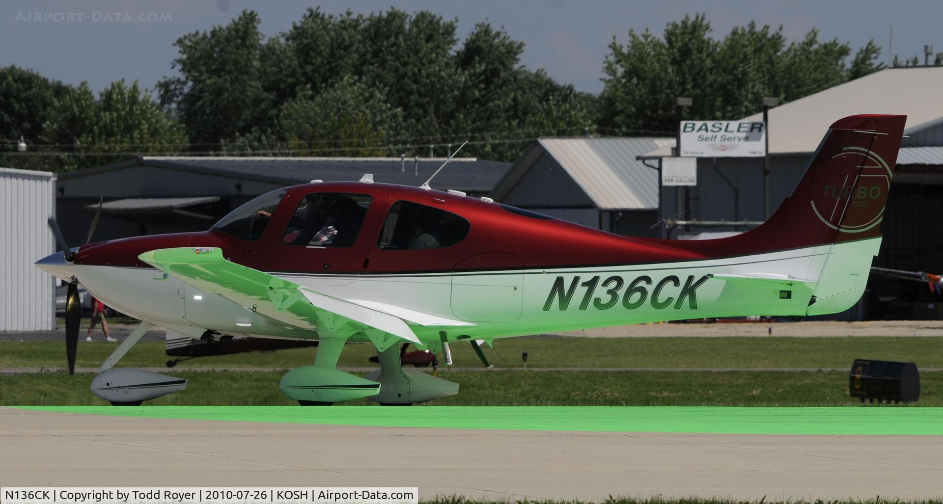 N136CK, Cirrus SR22 C/N 3441, EAA AIRVENTURE 2010