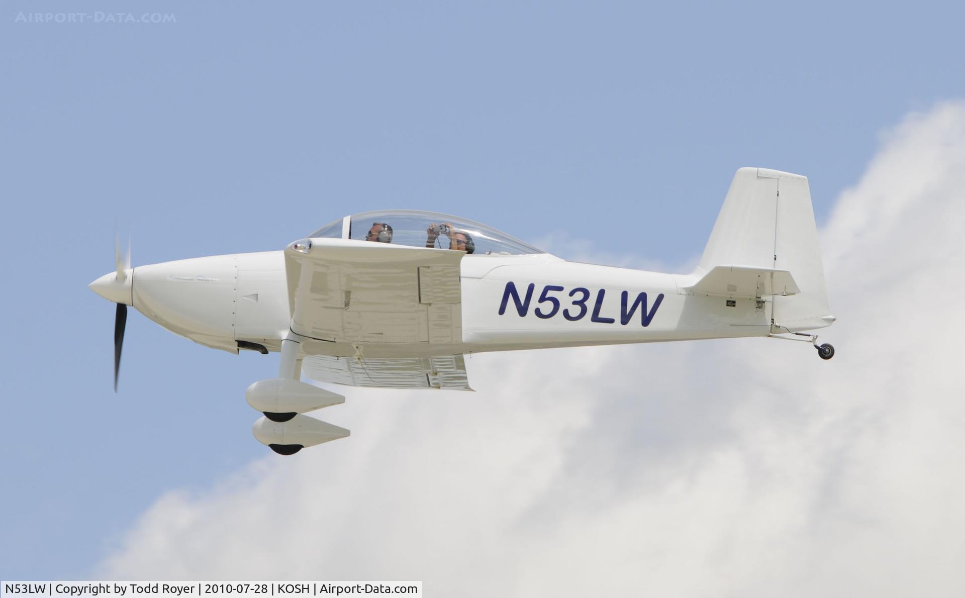 N53LW, Vans RV-8 C/N 82126, EAA AIRVENTURE 2010