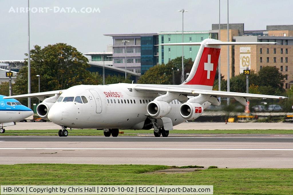 HB-IXX, 1995 British Aerospace Avro 146-RJ100 C/N E3262, Swiss European Airlines