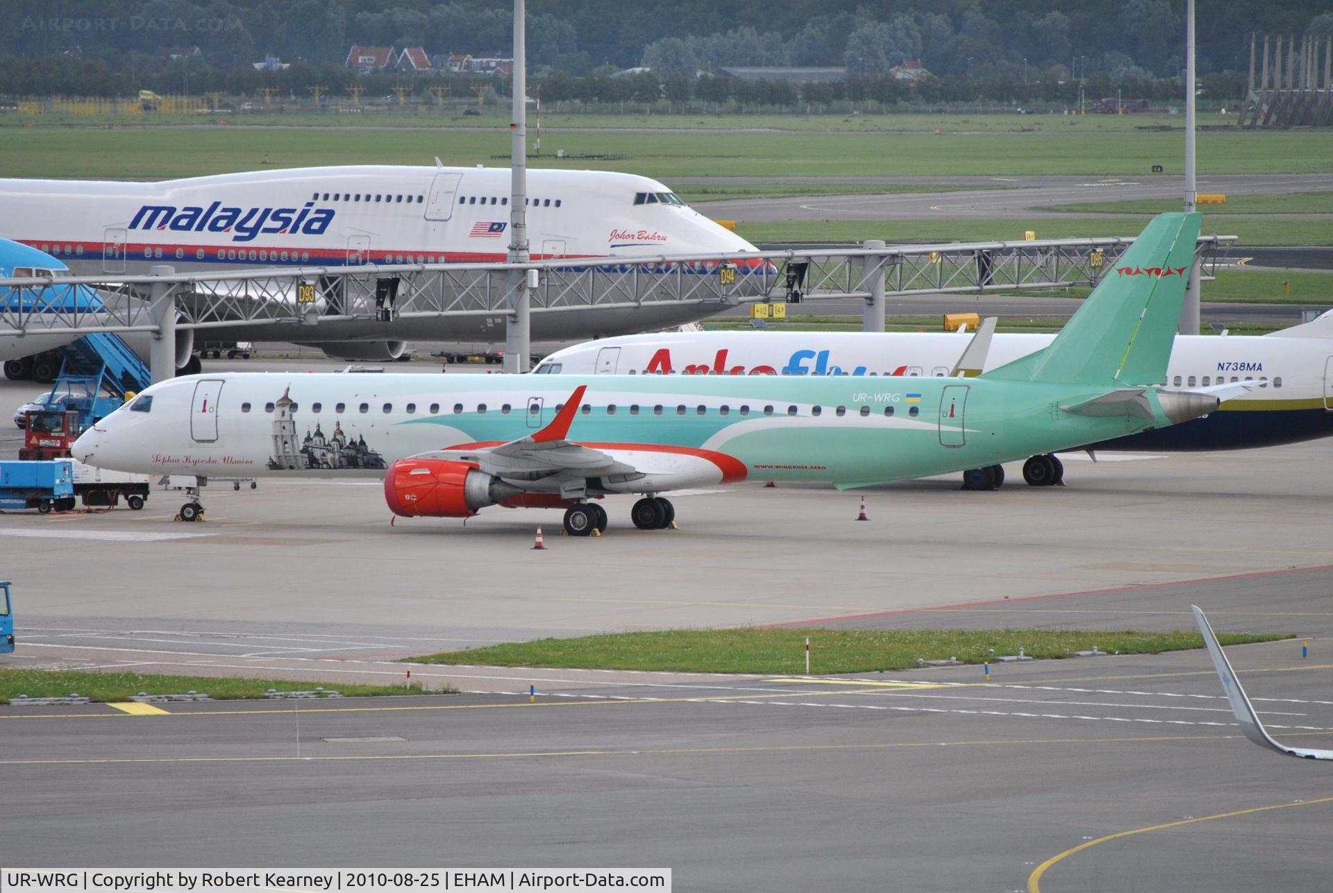 UR-WRG, 2008 Embraer 195AR (ERJ-190-200IGW) C/N 19000157, Windrose Airlines was a nice surprise