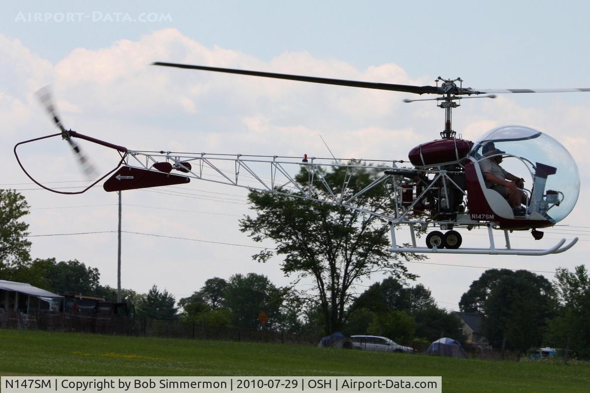 N147SM, 1956 Bell 47G-2 C/N 1461, Airventure 2010 - Oshkosh, Wisconsin