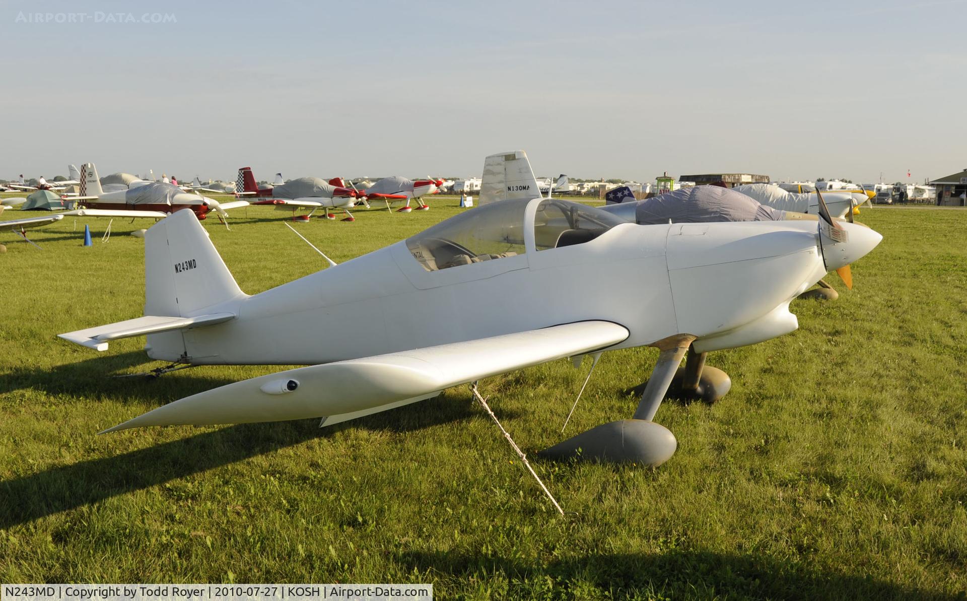 N243MD, 1997 Vans RV-6 C/N 20665, EAA AIRVENTURE 2010