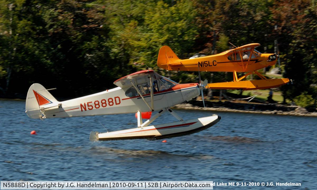 N5888D, 1956 Piper PA-18 C/N 18-5312, first to be airborne wins