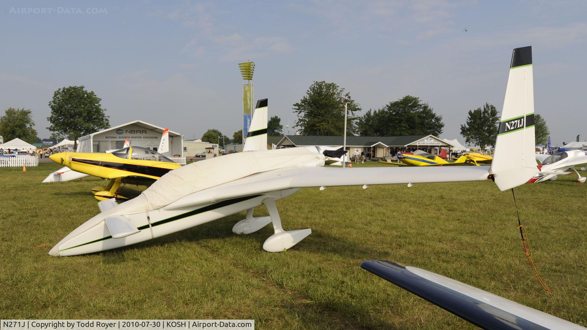 N271J, 1994 Rutan Long-EZ C/N 271, EAA AIRVENTURE 2010