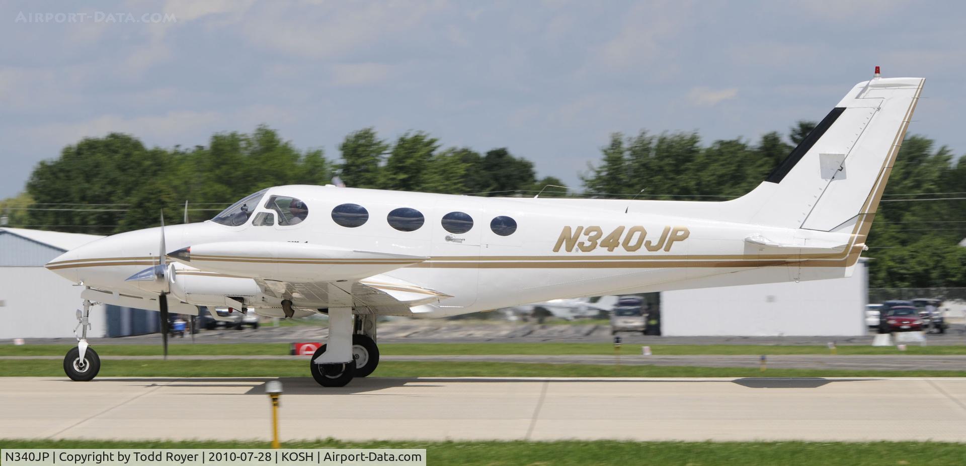 N340JP, 1973 Cessna 340 C/N 340-0232, EAA AIRVENTURE 2010