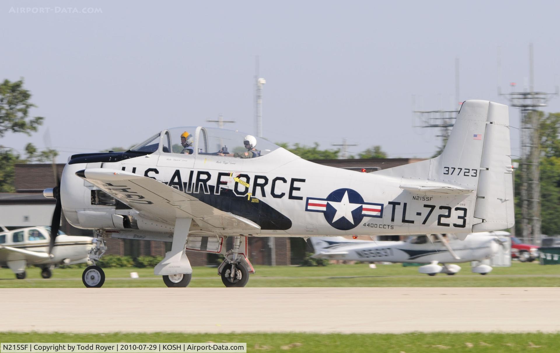 N215SF, 1955 North American T-28B Trojan C/N 200-86 (137723), EAA AIRVENTURE 2010