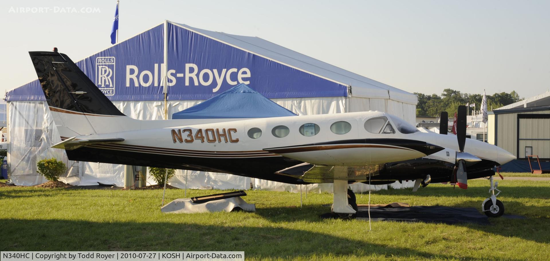 N340HC, 1979 Cessna 340A C/N 340A0638, EAA AIRVENTURE 2010