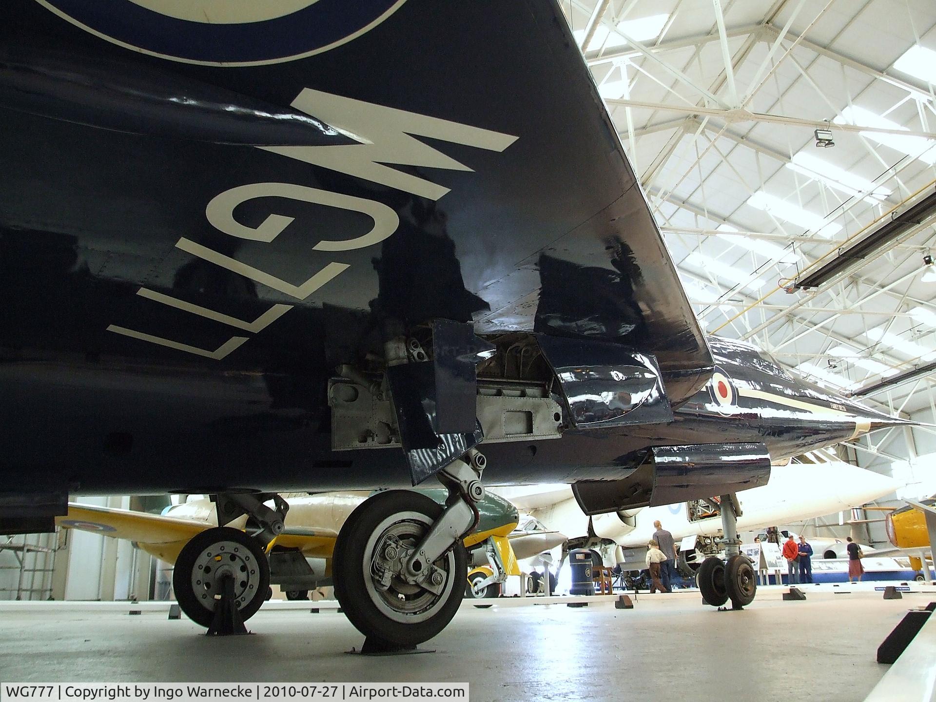 WG777, 1956 Fairey Delta FD2 C/N F9422, Fairey Delta FD2 at the RAF Museum, Cosford