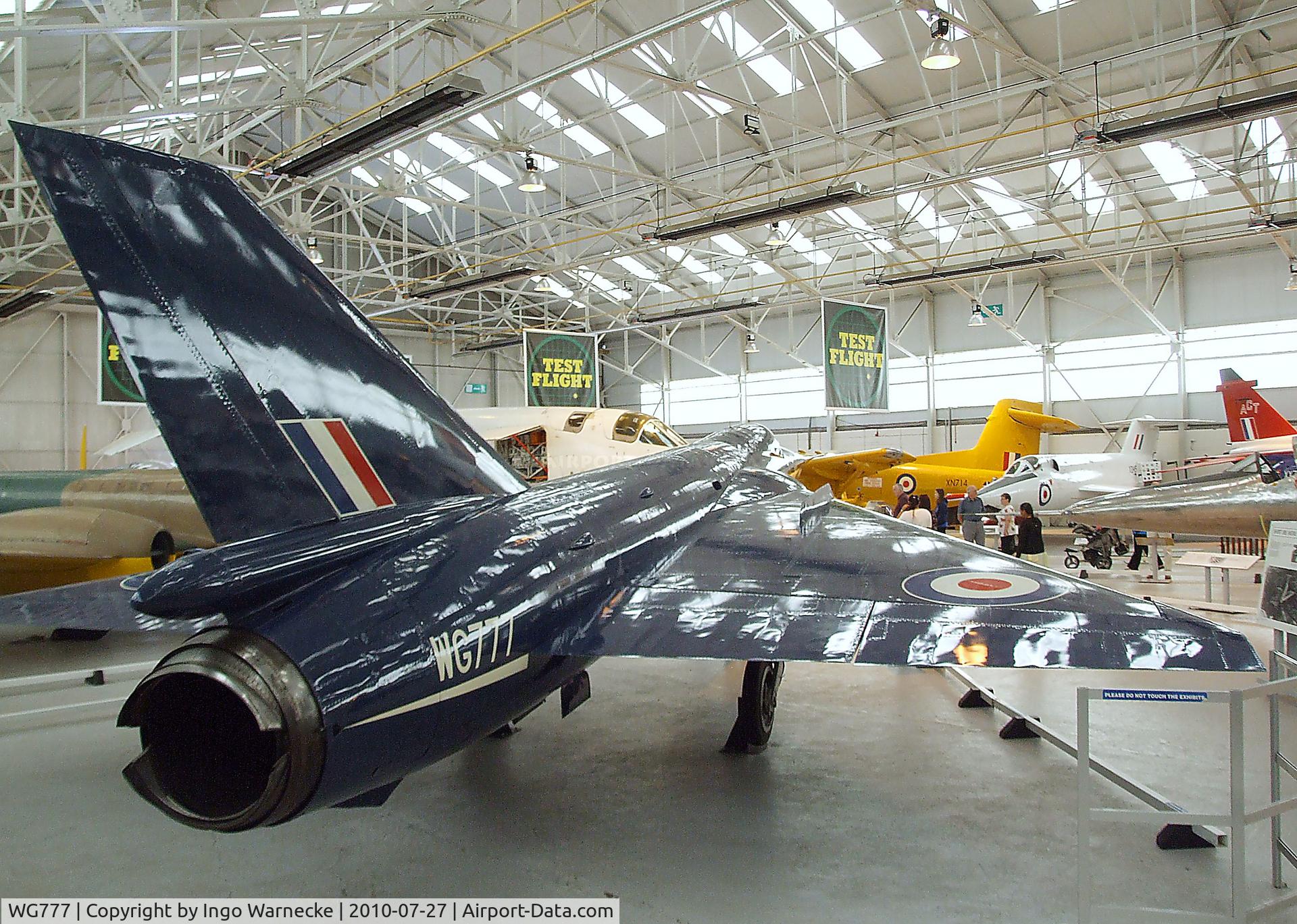 WG777, 1956 Fairey Delta FD2 C/N F9422, Fairey Delta FD2 at the RAF Museum, Cosford