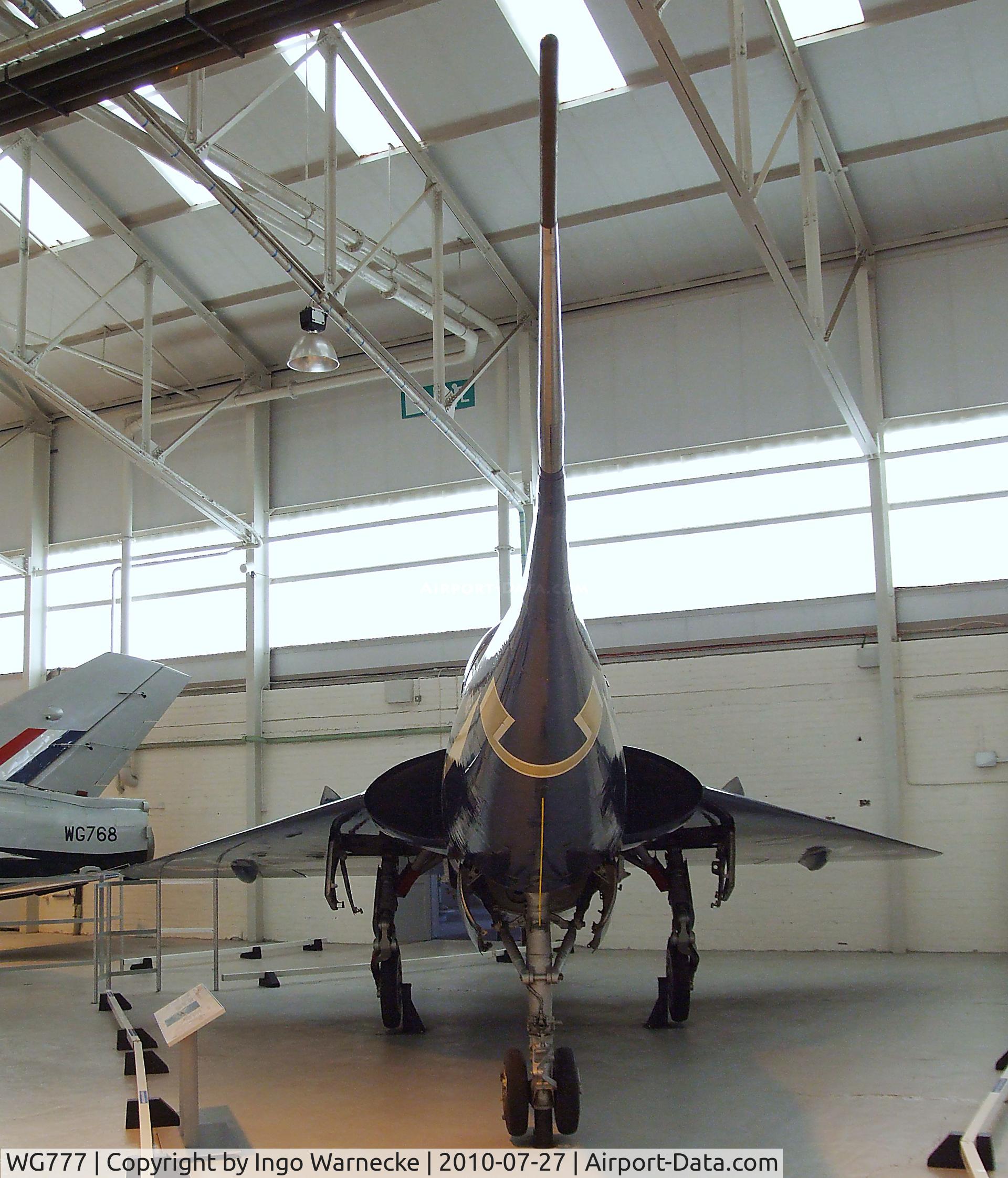 WG777, 1956 Fairey Delta FD2 C/N F9422, Fairey Delta FD2 at the RAF Museum, Cosford