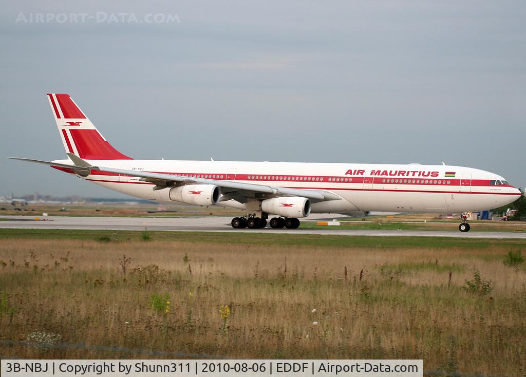 3B-NBJ, 2006 Airbus A340-313E C/N 800, Taking off rwy 18