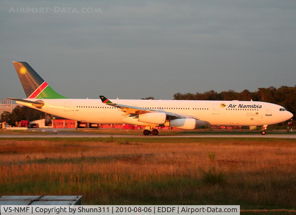 V5-NMF, 1994 Airbus A340-311 C/N 047, Taking off rwy 18