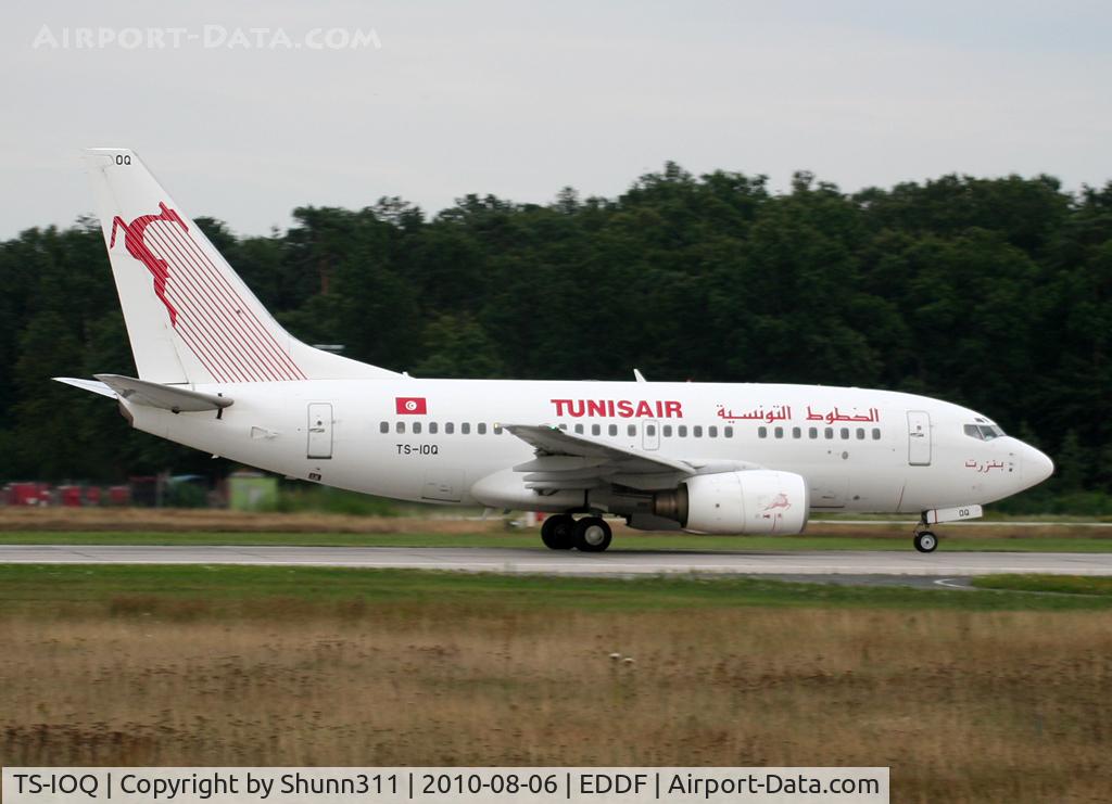 TS-IOQ, 2000 Boeing 737-6H3 C/N 29501, Taking off rwy 18