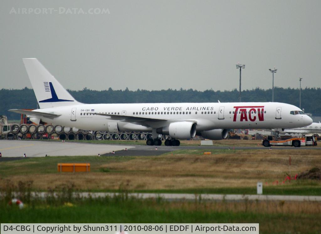 D4-CBG, 1996 Boeing 757-2Q8 C/N 27599, Trackted to Lufthansa Techniks area...