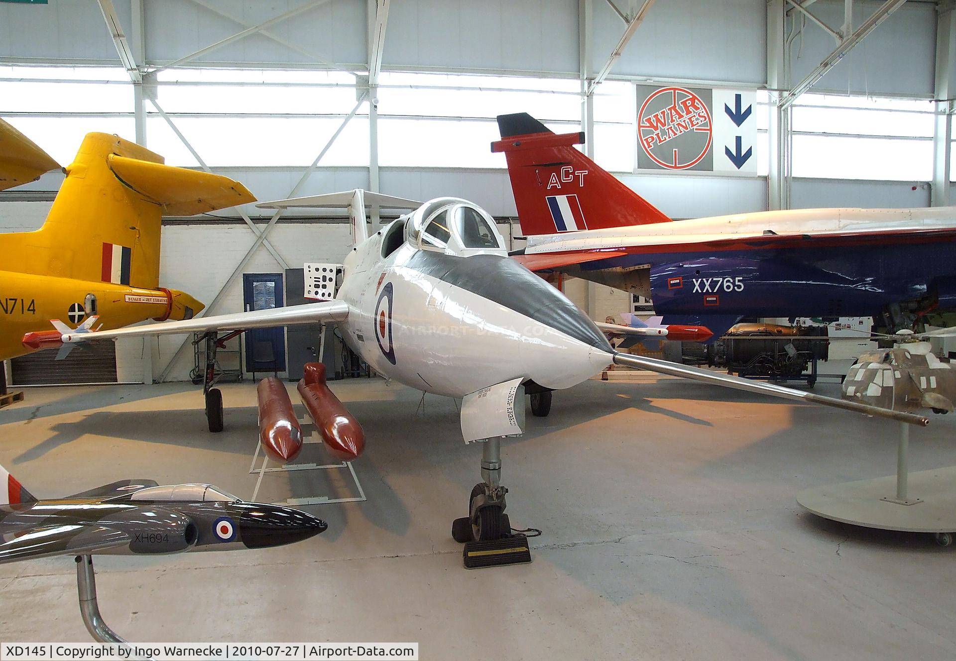XD145, Saunders-Roe SR53 C/N Not found XD145, Saunders Roe SR.53 at the RAF Museum, Cosford