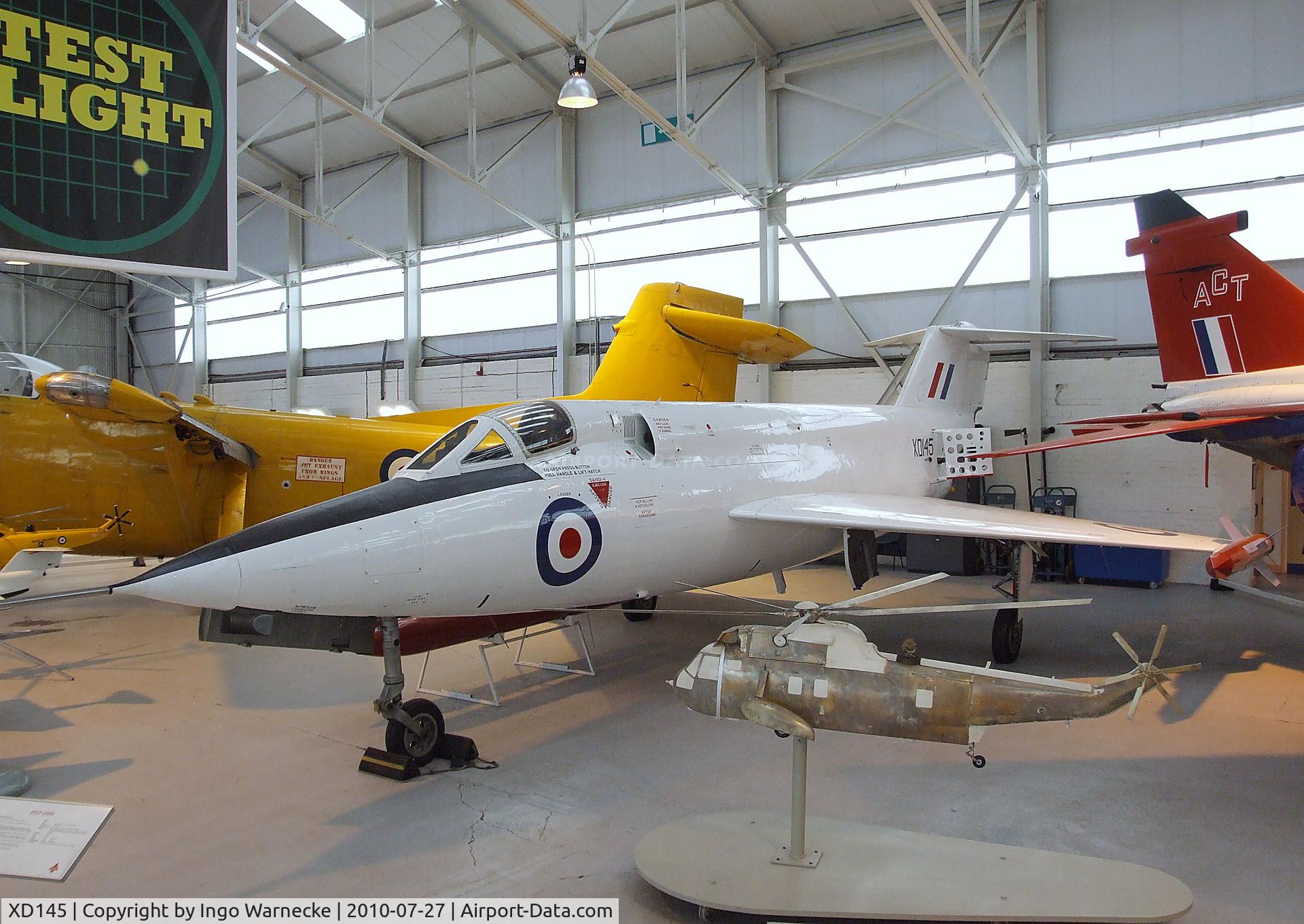 XD145, Saunders-Roe SR53 C/N Not found XD145, Saunders Roe SR.53 at the RAF Museum, Cosford