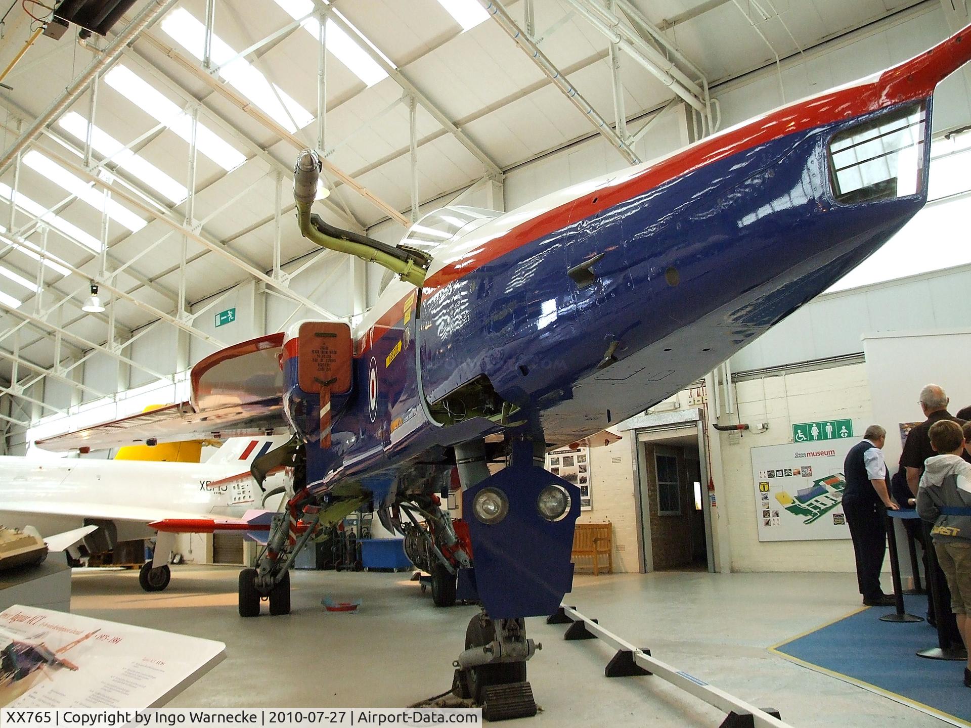 XX765, 1975 Sepecat Jaguar GR.3A C/N S.62, SEPECAT Jaguar ACT (Active Control Technology research aircraft for Fly-by-wire technology) at the RAF Museum, Cosford