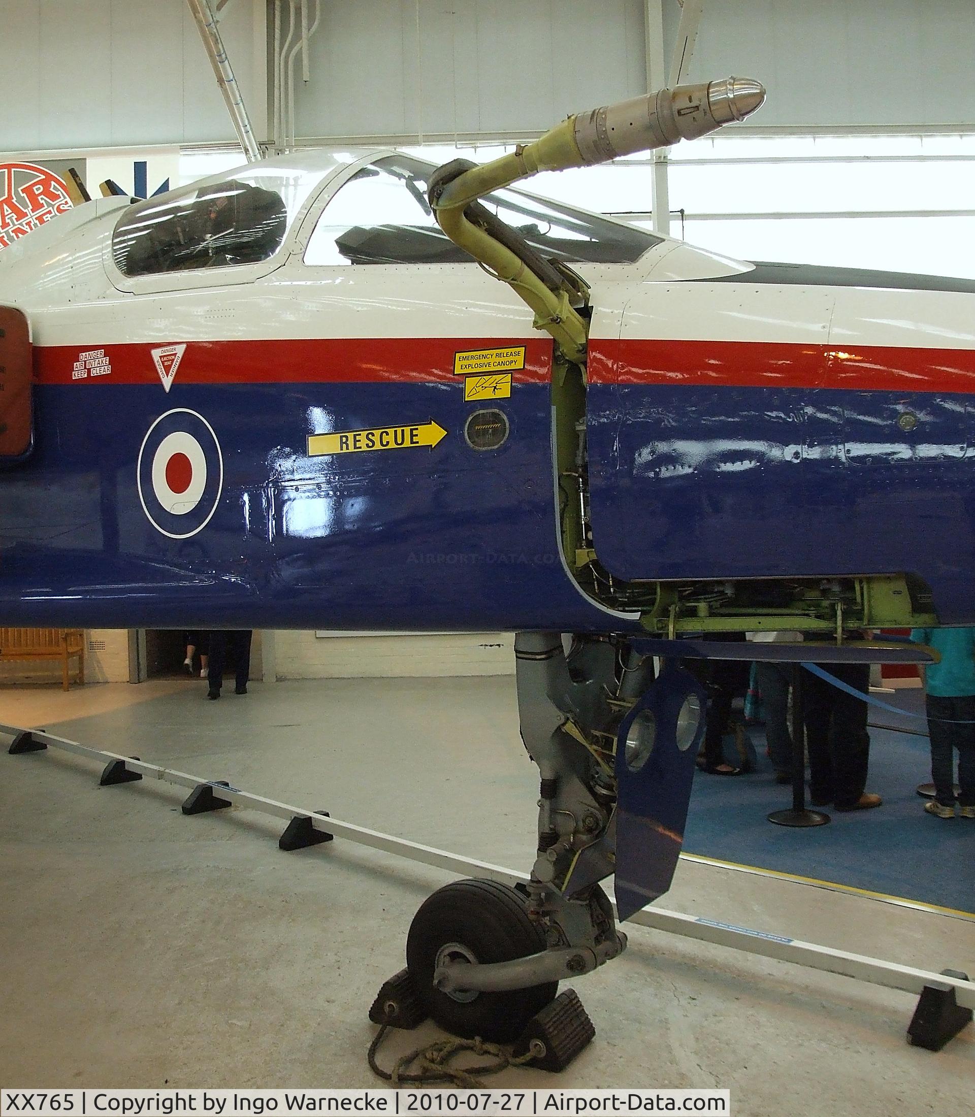 XX765, 1975 Sepecat Jaguar GR.3A C/N S.62, SEPECAT Jaguar ACT (Active Control Technology research aircraft for Fly-by-wire technology) at the RAF Museum, Cosford