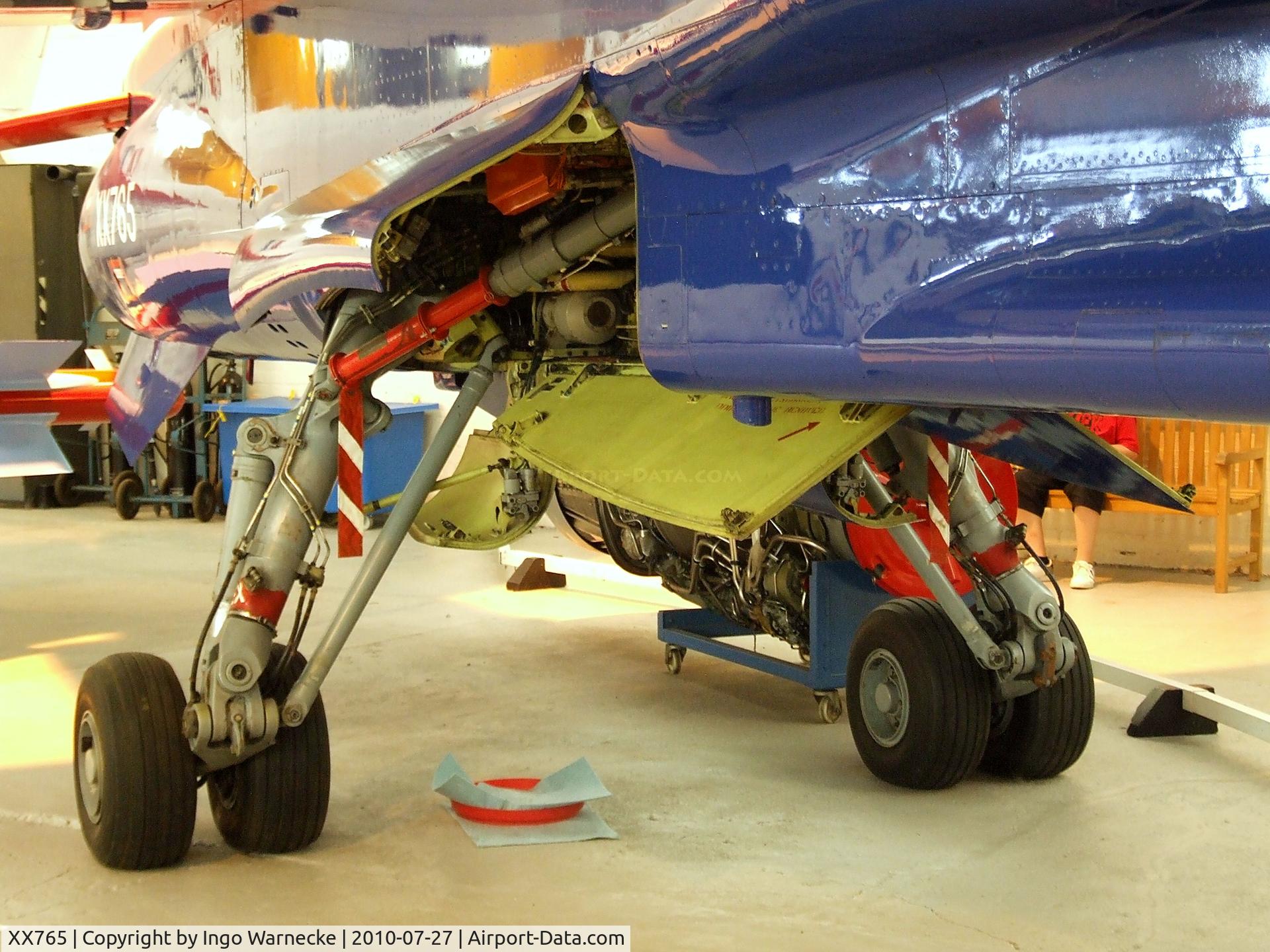 XX765, 1975 Sepecat Jaguar GR.3A C/N S.62, SEPECAT Jaguar ACT (Active Control Technology research aircraft for Fly-by-wire technology) at the RAF Museum, Cosford