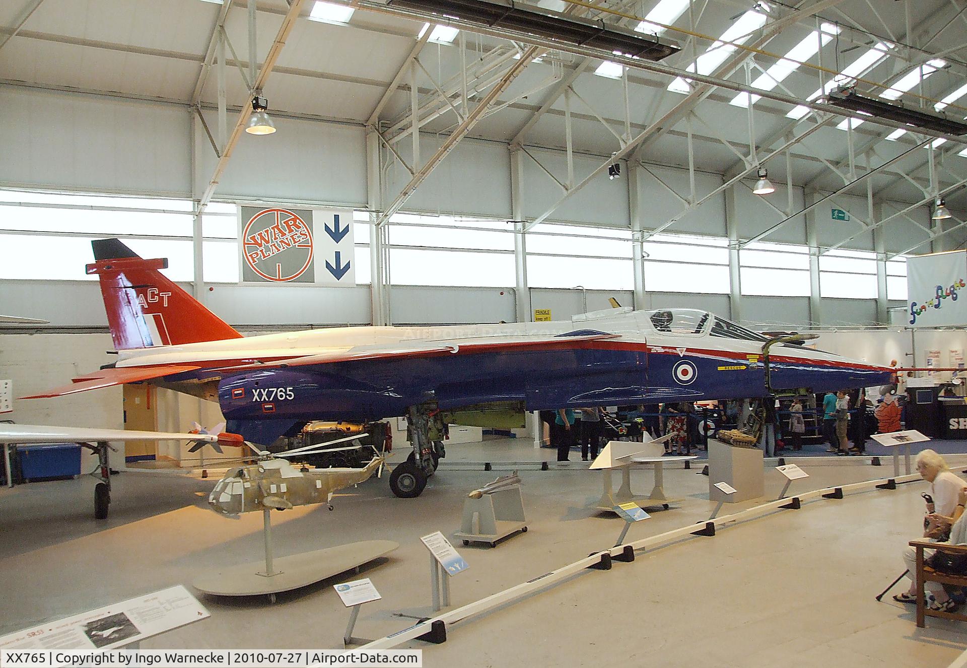 XX765, 1975 Sepecat Jaguar GR.3A C/N S.62, SEPECAT Jaguar ACT (Active Control Technology research aircraft for Fly-by-wire technology) at the RAF Museum, Cosford