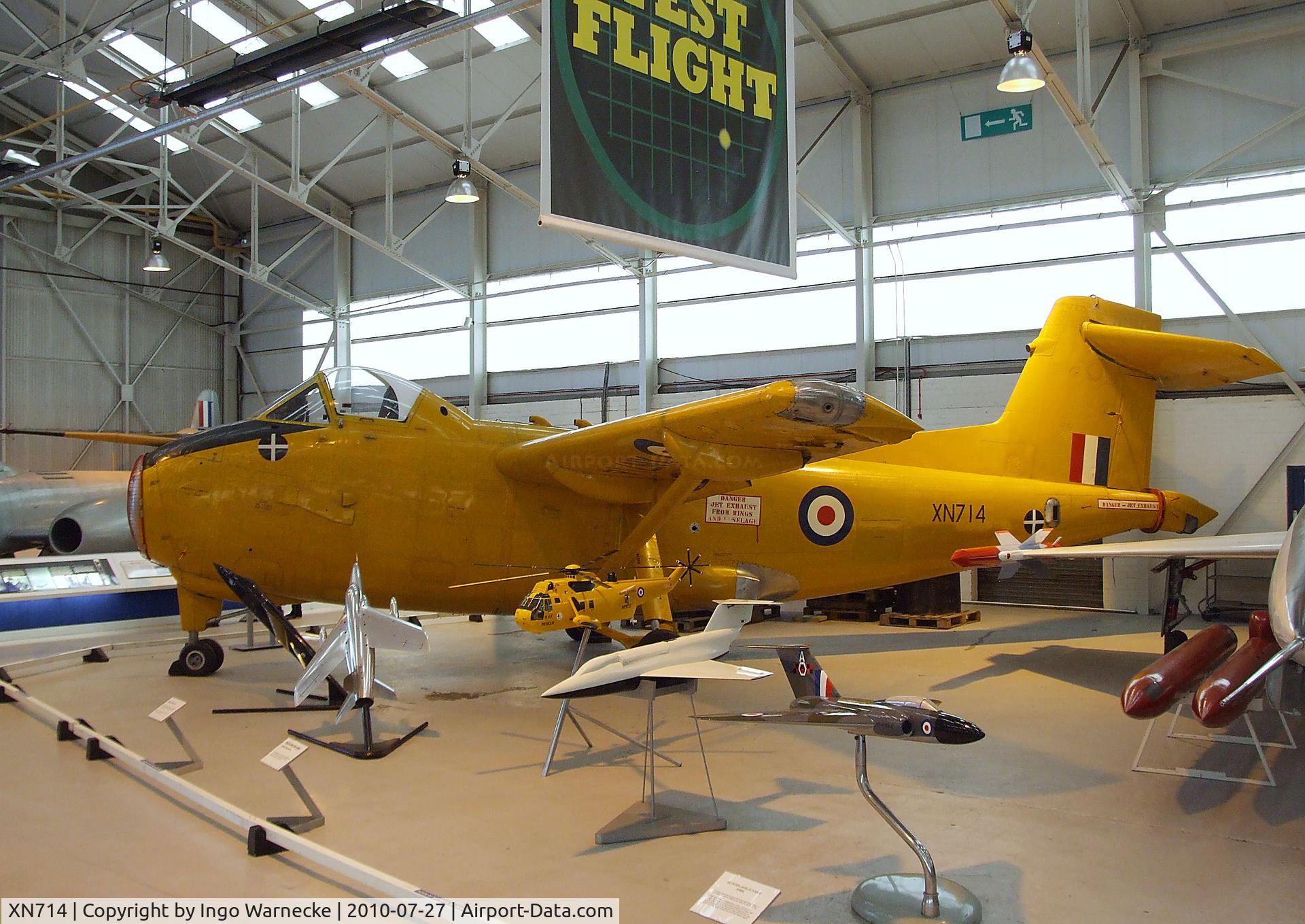 XN714, 1963 Hunting H.126 C/N H1-1, Hunting H.126 at the RAF Museum, Cosford