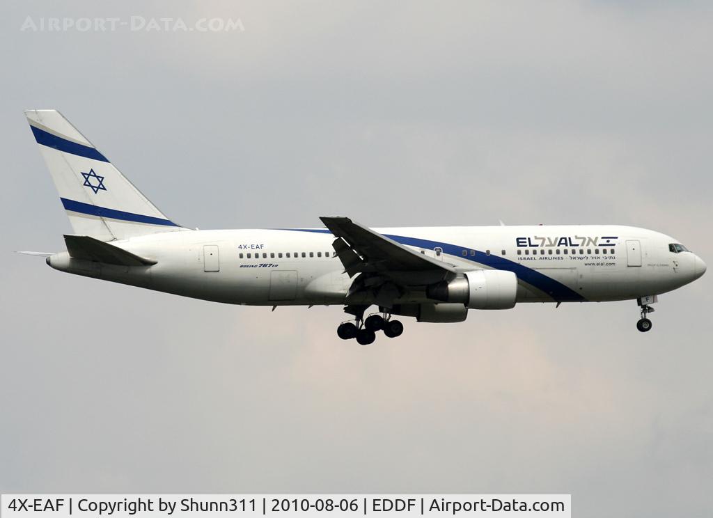 4X-EAF, 1990 Boeing 767-27E/ER C/N 24854, Landing rwy 07L