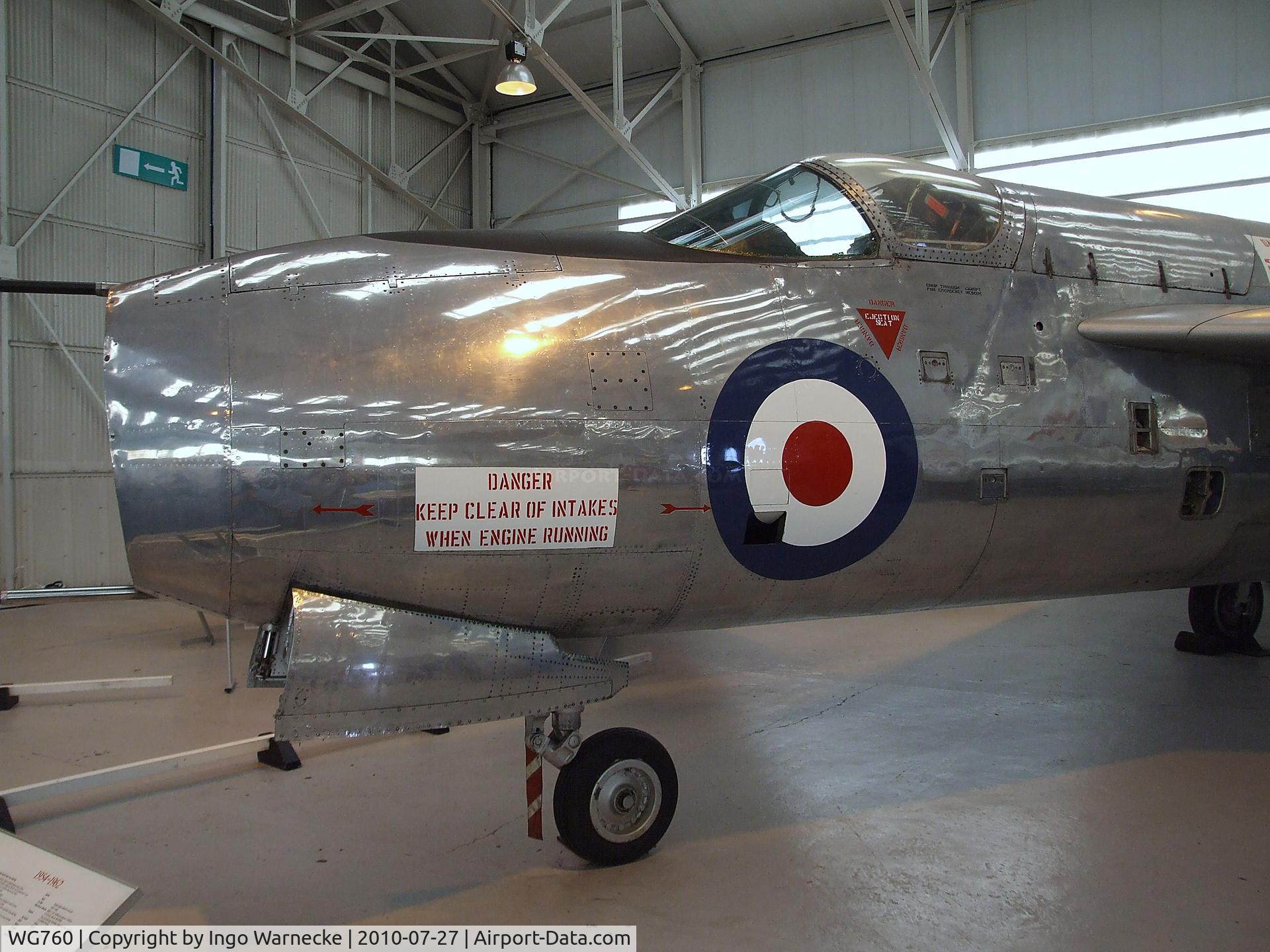 WG760, 1954 English Electric P.1A C/N 95001, English Electric P.1A at the RAF Museum, Cosford