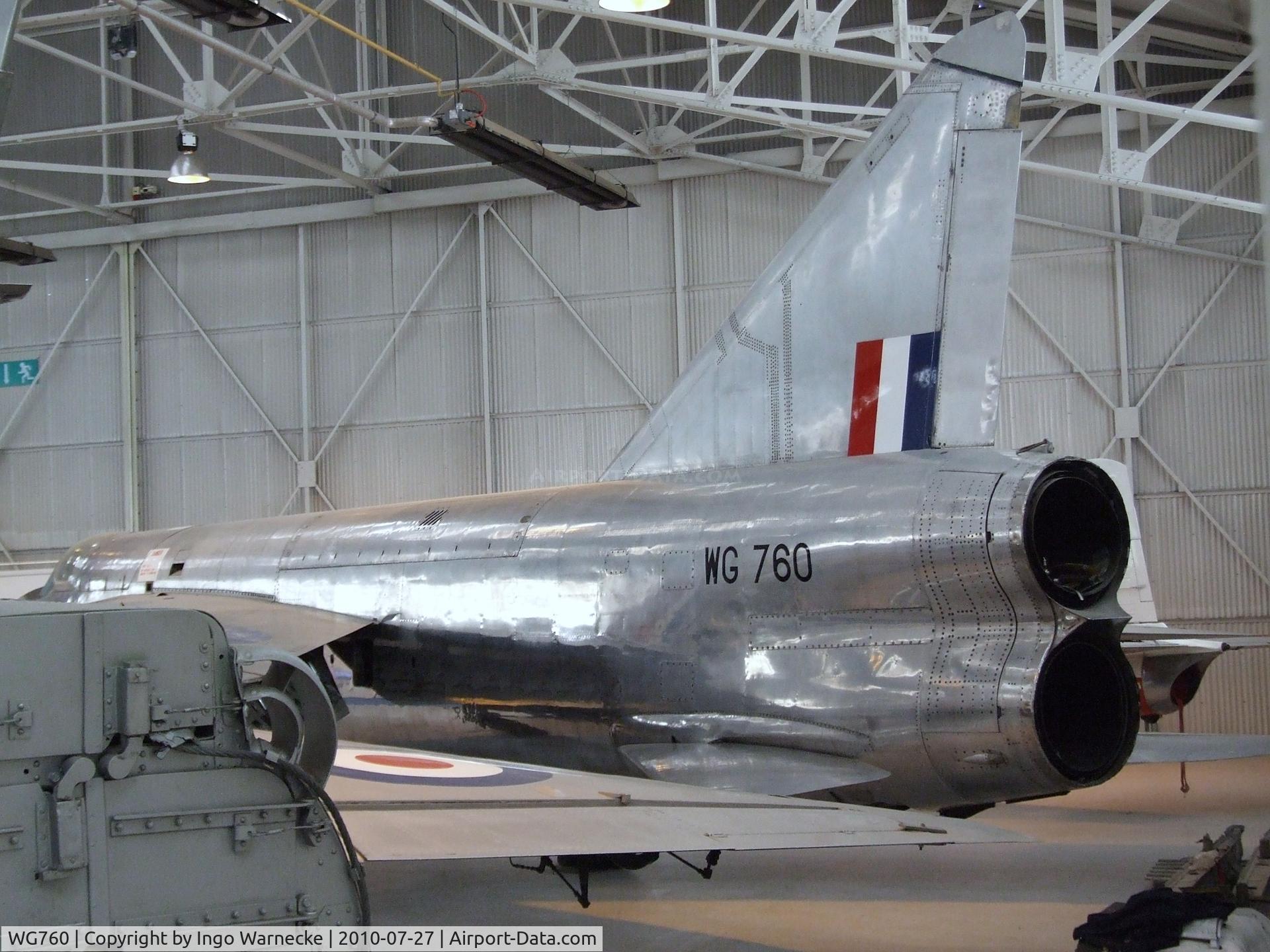 WG760, 1954 English Electric P.1A C/N 95001, English Electric P.1A at the RAF Museum, Cosford