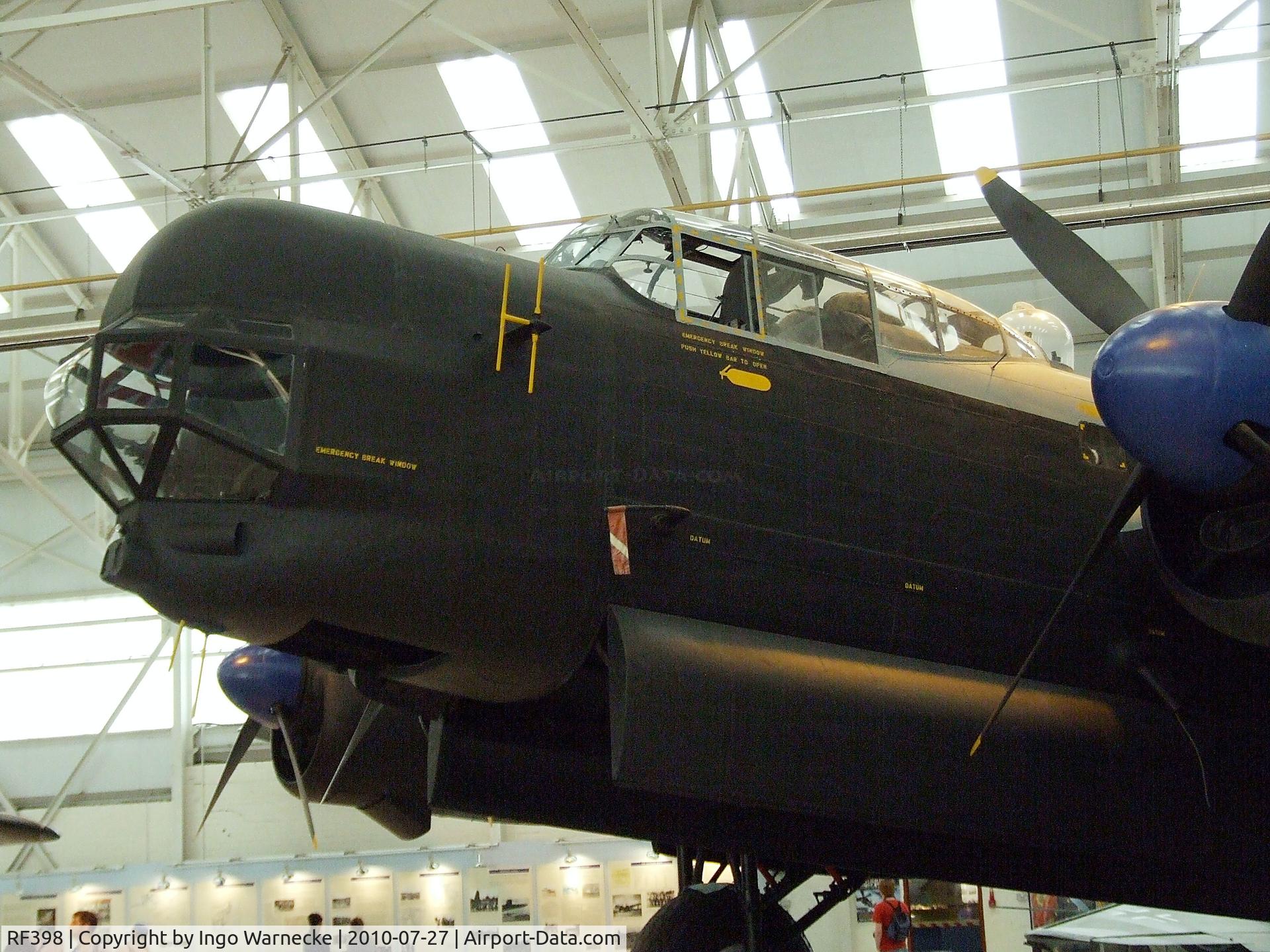 RF398, 1945 Avro 694 Lincoln B.2 C/N Not found RF398, Avro Lincoln B2 at the RAF Museum, Cosford