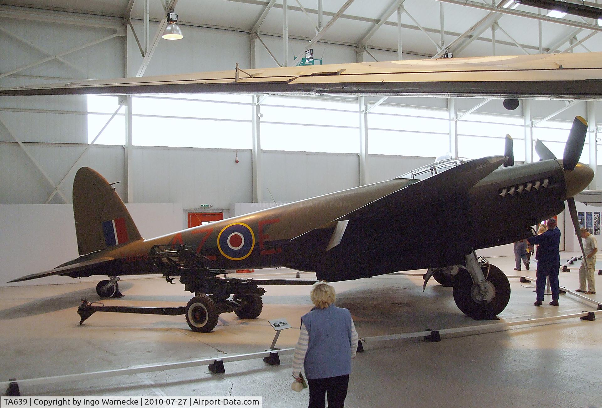 TA639, 1945 De Havilland DH-98 Mosquito TT.35 C/N Not found TA639, De Havilland D.H.98 Mosquito TT35 at the RAF Museum, Cosford