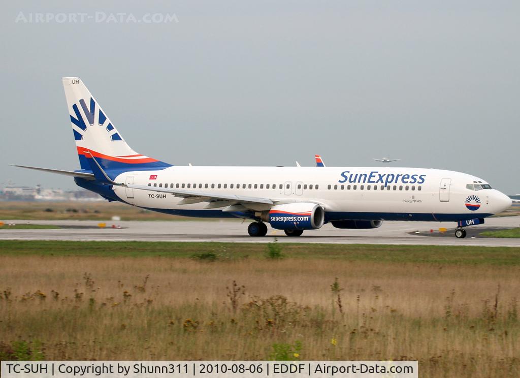 TC-SUH, 2002 Boeing 737-8CX C/N 32366, Taking off rwy 18