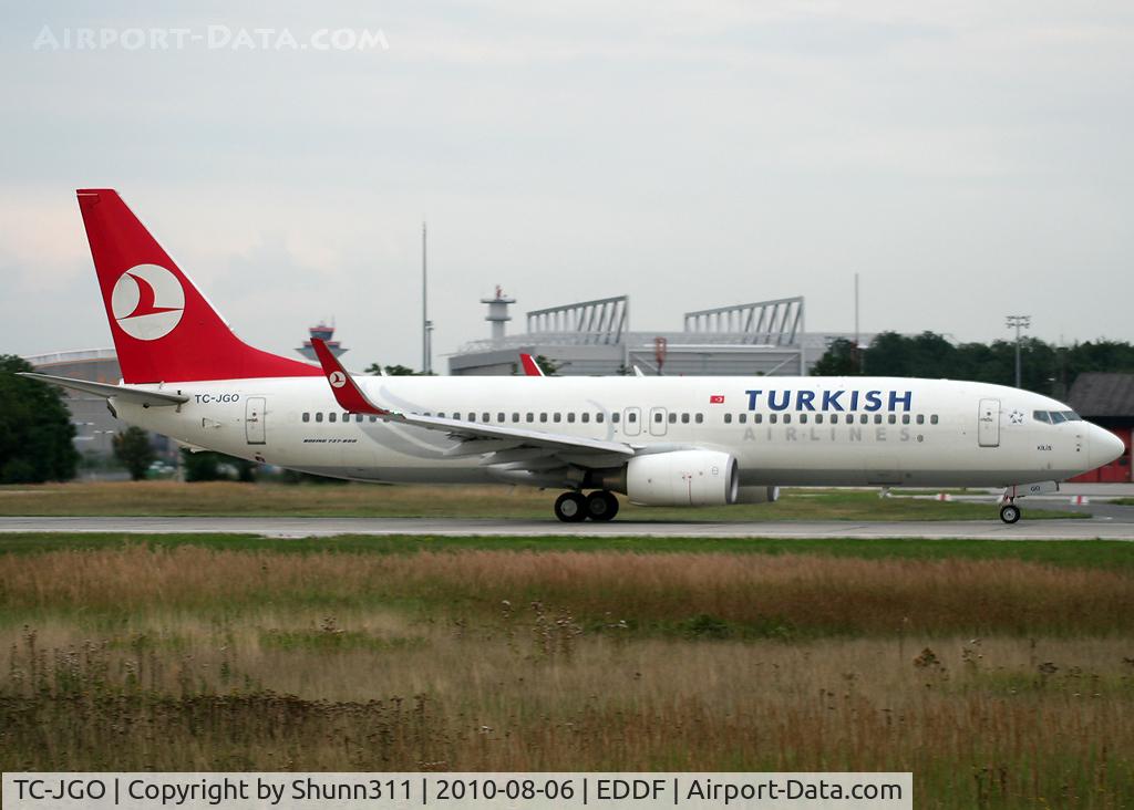 TC-JGO, 2006 Boeing 737-8F2 C/N 34413, Taking off rwy 18