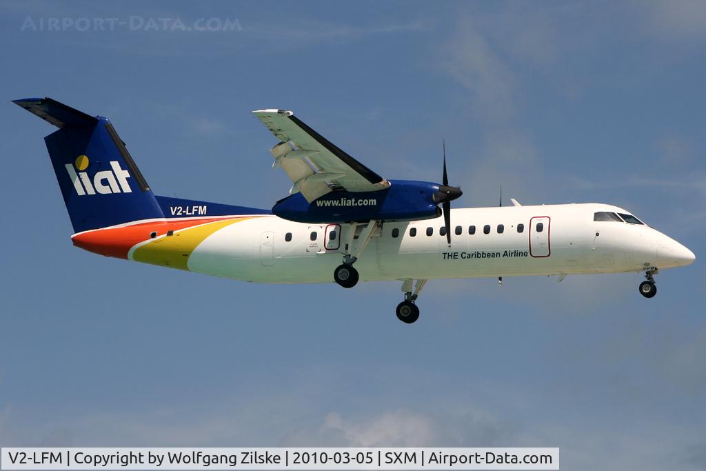 V2-LFM, 1991 De Havilland Canada DHC-8-311A Dash 8 C/N 267, visitor