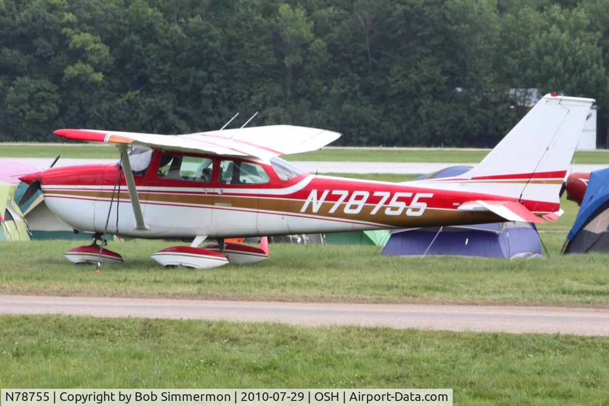 N78755, 1968 Cessna 172K Skyhawk C/N 17257747, Airventure 2010 - Oshkosh, Wisconsin