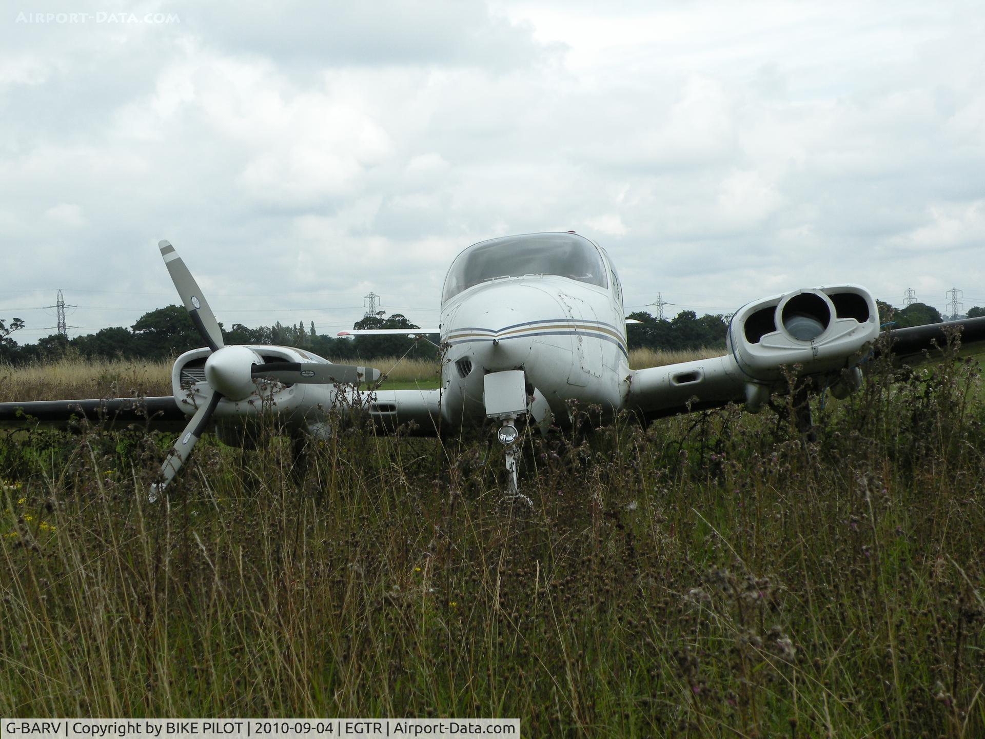 G-BARV, 1973 Cessna 310Q C/N 310Q-0774, Derelict 310Q west end of airfield