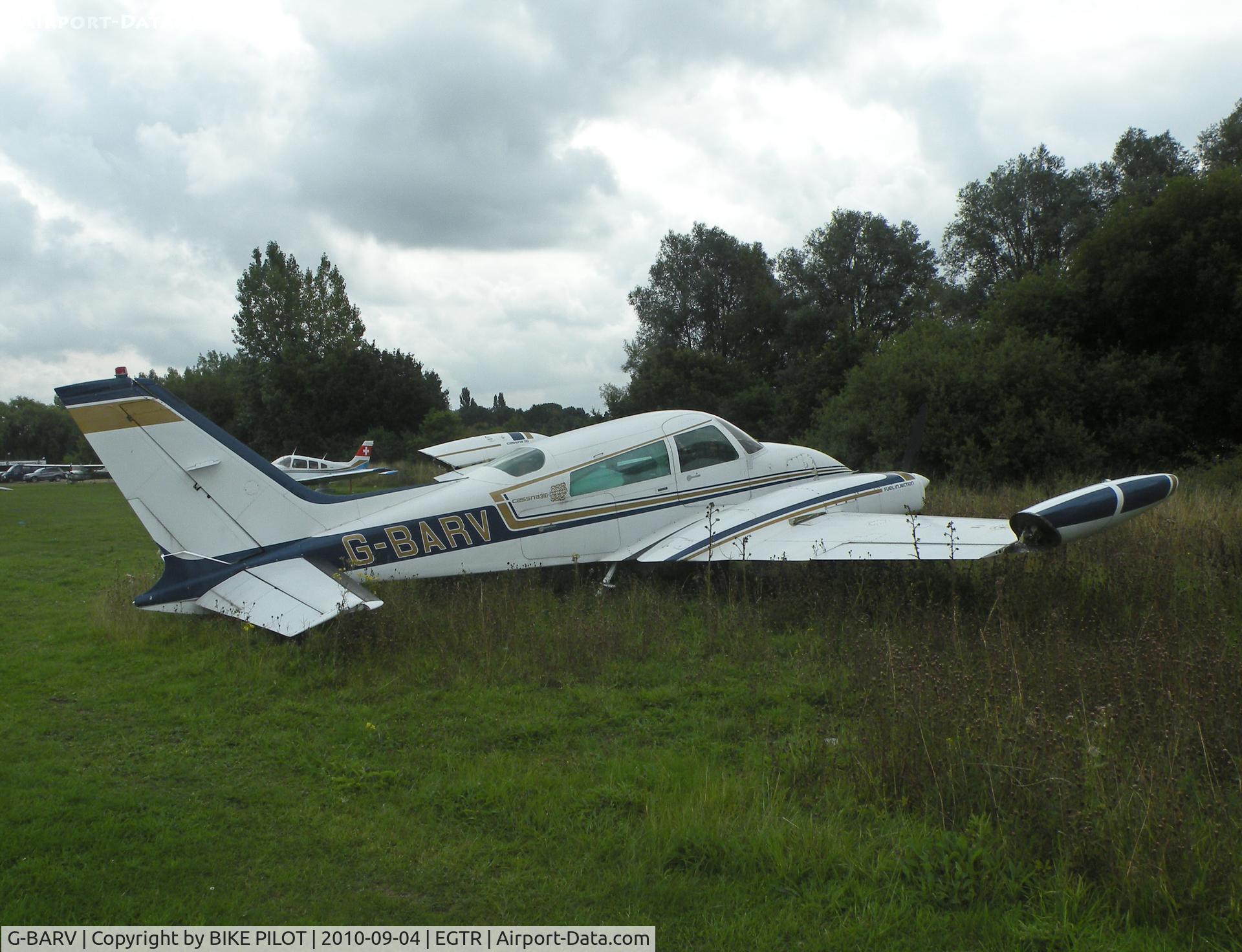G-BARV, 1973 Cessna 310Q C/N 310Q-0774, Derelict 310Q west end of airfield