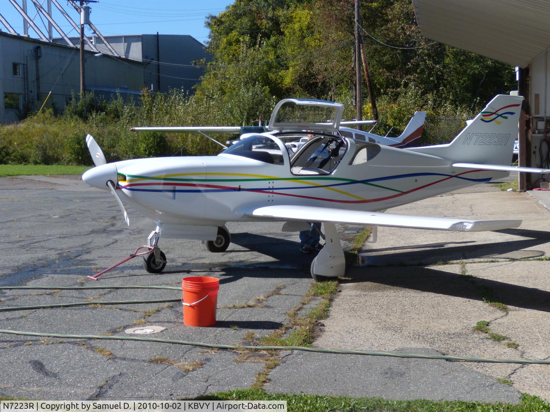 N7223R, 1997 Stoddard-Hamilton Glasair C/N 2052, N7223R Glasair on east ramp of KBVY.