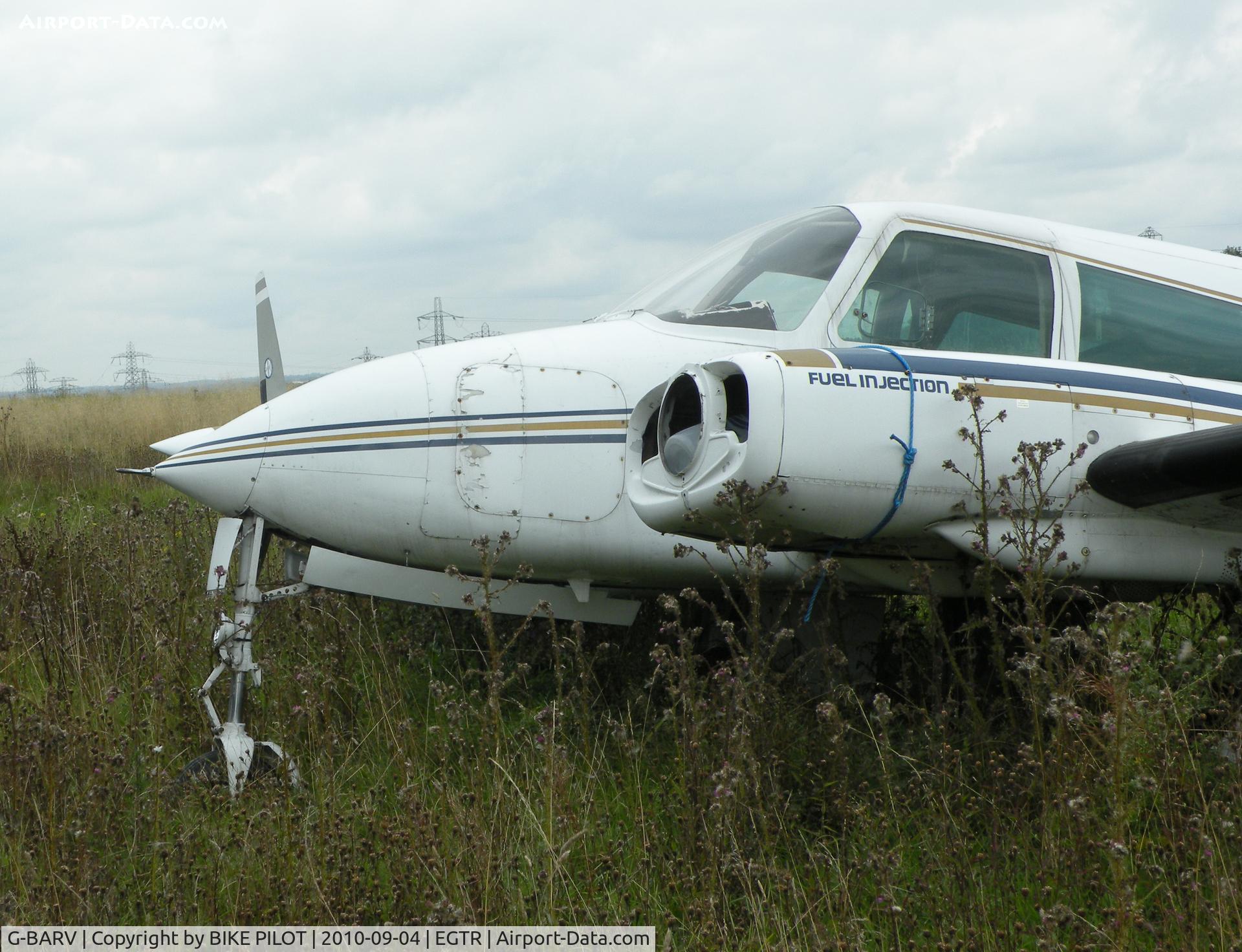 G-BARV, 1973 Cessna 310Q C/N 310Q-0774, Derelict 310Q west end of airfield