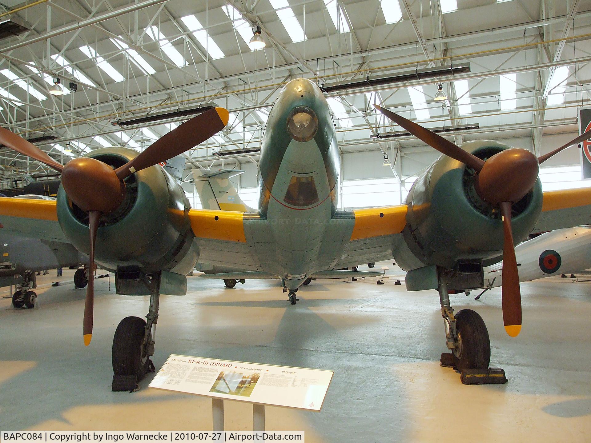 BAPC084, 1932 Mitsubishi Ki 46-III Dinah C/N 5439, Mitsubishi Ki-46-III DINAH at the RAF Museum, Cosford