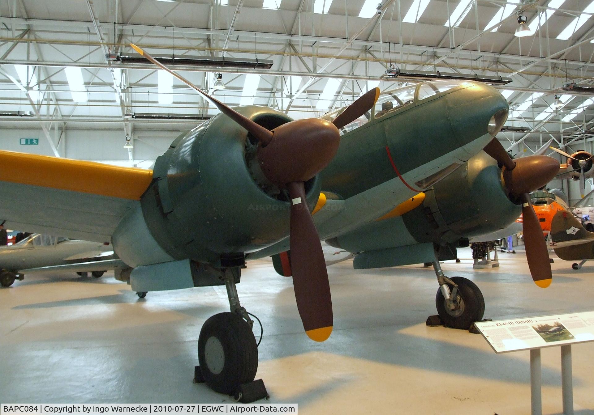 BAPC084, 1932 Mitsubishi Ki 46-III Dinah C/N 5439, Mitsubishi Ki-46-III DINAH at the RAF Museum, Cosford